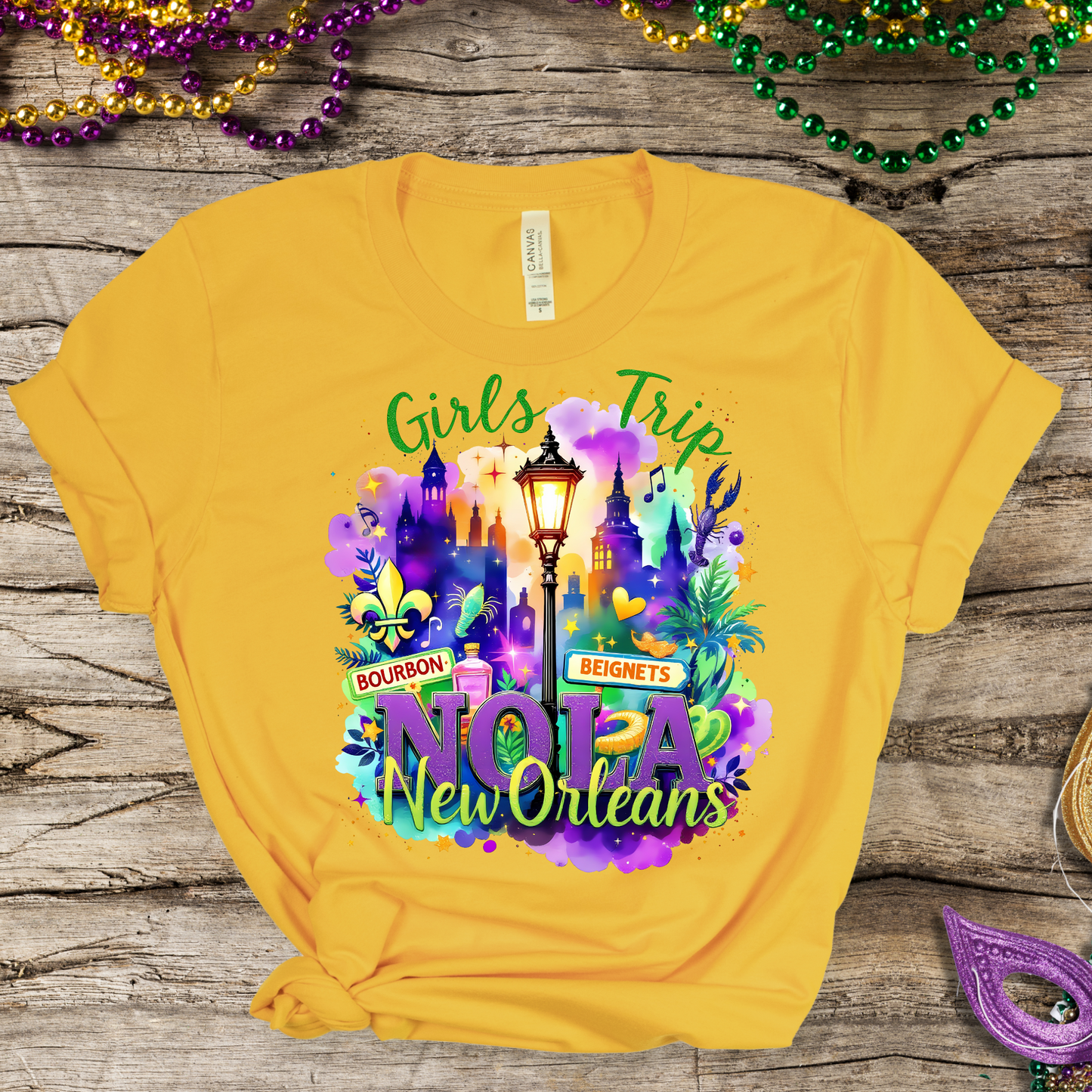 Nola Girls Trip Mardi Gras Ready To Press (RTP) DTF TRANSFER