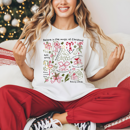 Believe In The Magic Of Christmas Ready to Press (RTP) DTF TRANSFER