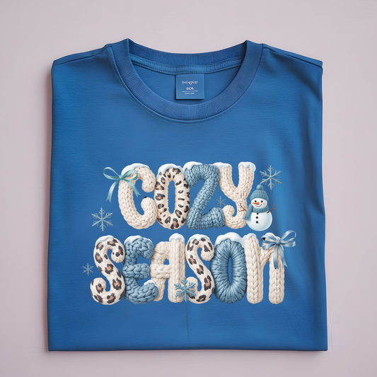 Faux Yarn Cozy Season Ready to Press (RTP) DTF TRANSFER