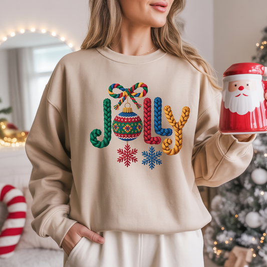 Coquette Knitted Jolly Ready to Press (RTP) DTF TRANSFER