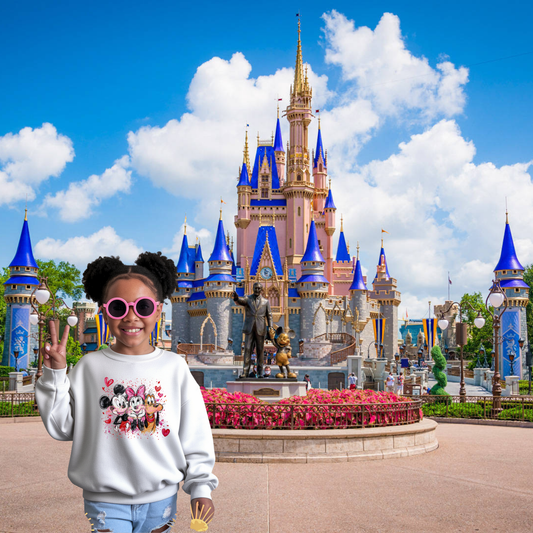 A Magical World (YOUTH SIZE) Valentine's Day Ready to Press (RTP) DTF TRANSFER