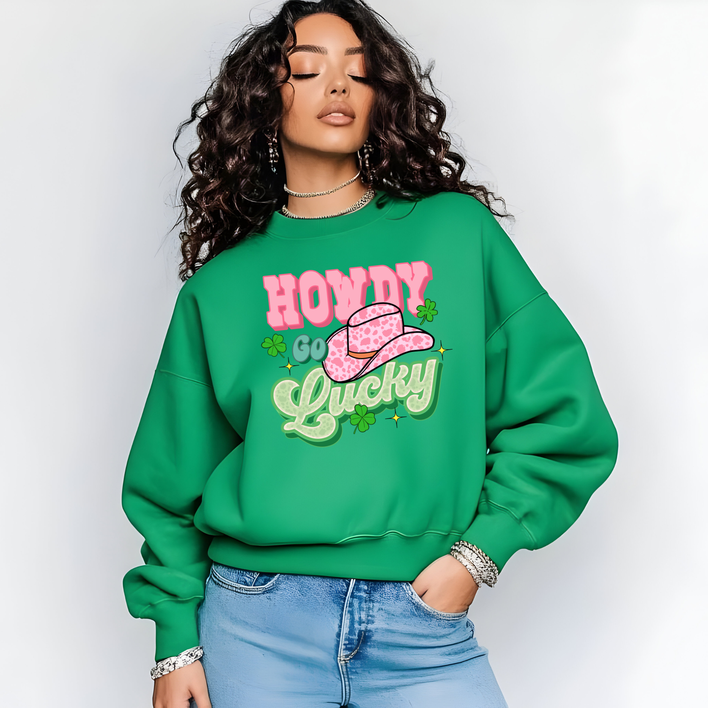 Howdy Lucky St. Patrick's Day Ready to Press (RTP) DTF TRANSFER