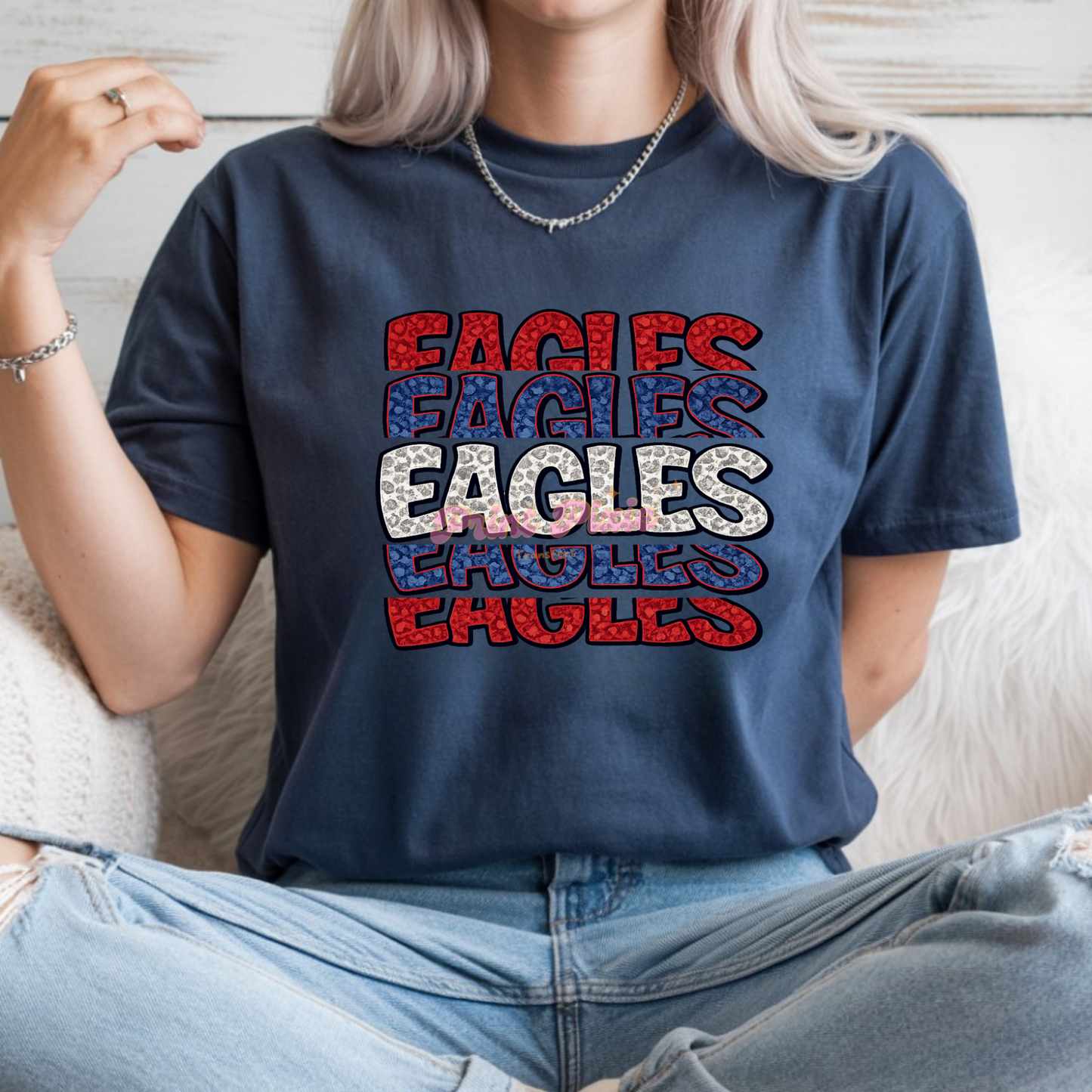Go DHS Eagles Leopard inspired Ready to Press (RTP) DTF TRANSFER