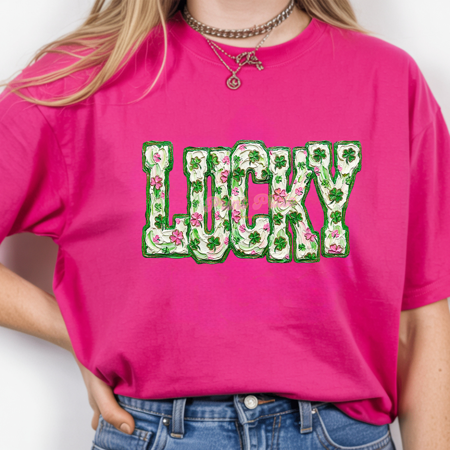 Painted Lucky St. Patrick's Day Ready to Press (RTP) DTF TRANSFER